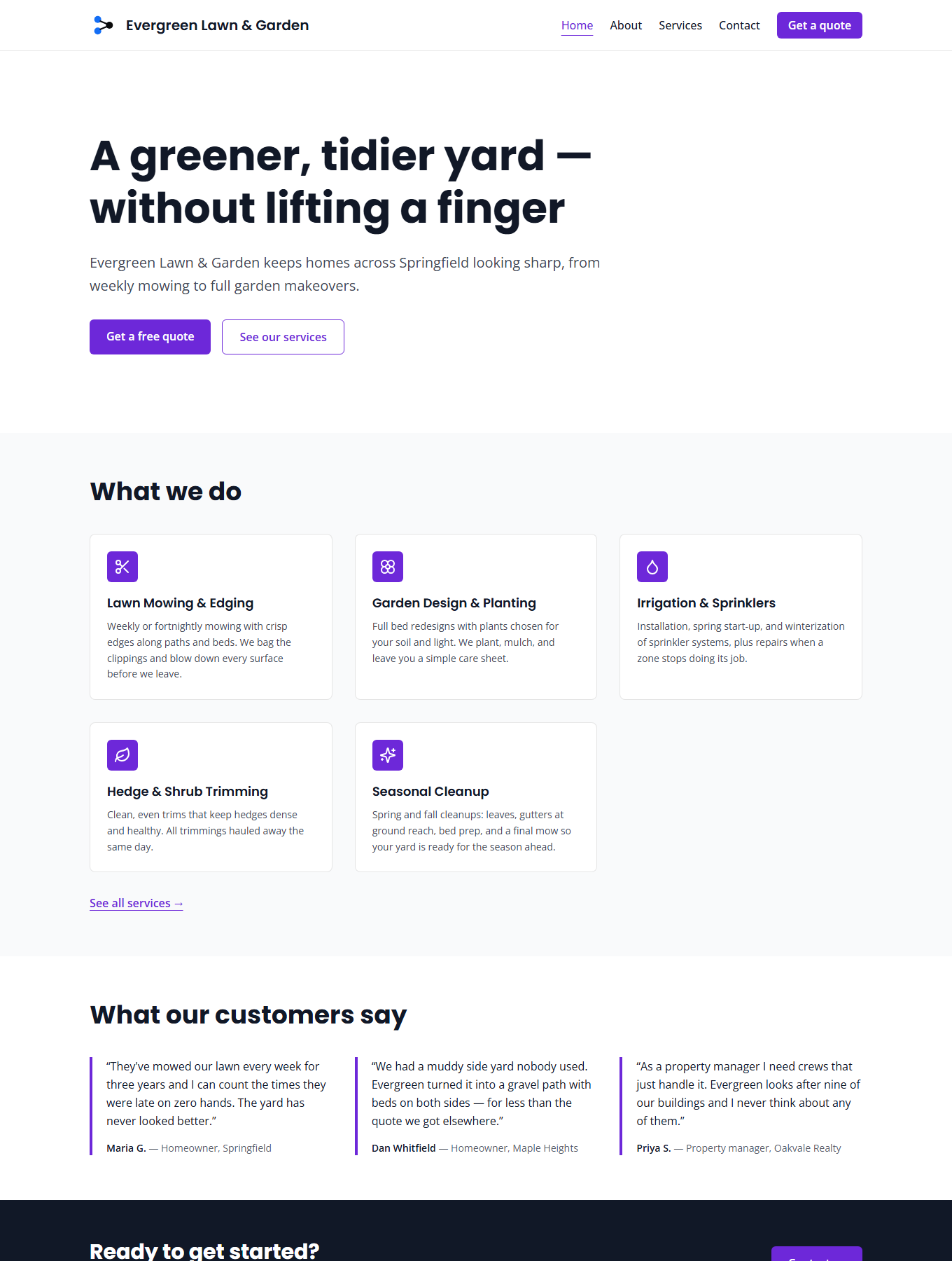 Bold color scheme preview